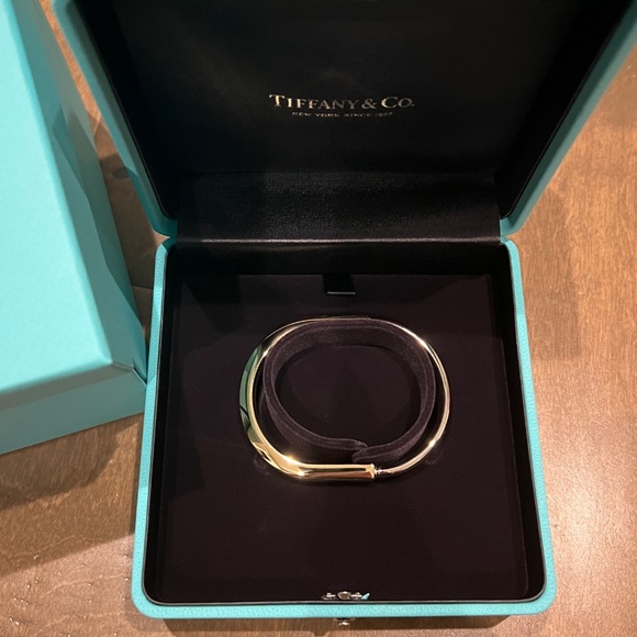 Tiffany & Co. Bi Metal Lock Bracelet - Picture 2 of 2